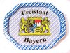 Metalltablett Freistaat Bayern