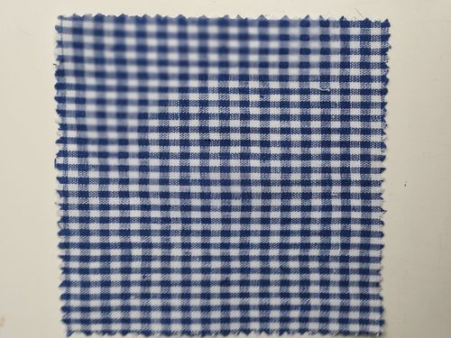 Textilzuschnitt  blau /weiß 12 x 12 cm